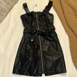 Leather Dress from H&M